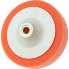 Nacario BADEM10 Pasta Cila Polisaj Süngeri Zımpara Tabanlı Turuncu 150 Mm+Oto PASTASI+M14 Matkap Aparatı (15 Parça Set)