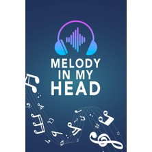 Nacario Independently Published Melody In My Head Song Writing Book: Lyrics Notebook To Write In, Lined/ruled Manuscript 120 Pages 6"x9": Gift For Music Lovers, Students And Songwriters.