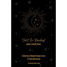 Nacario Shh!! I'm Reading! A Collection Of Bookish Prompts & Lists | A 3-Year Book Journal: 184 Pages, 6x9 Inches, Softbound/paperback