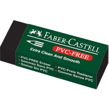 Nacario Faber-Castell Siyah Silgi, 20’li, Kurşun Kalem Izlerini Kolayca Silen, Yumuşak ve Dayanıklı Yapı, Doğa Dostu Tasarım