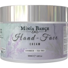 Nacario Koruyucu & Besleyici El ve Yüz KREMI,%100 Saf ve Katkısız, Lavanta - Çay Ağacı Yağı, 50ML