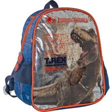 Nacario Jurassic Park Jurassic World Anaokulu Çantası, Çocuk Sırt Çantası, Mavi-Turuncu