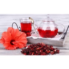 Nacario Karşı Köyden Hibisküs, Mekke Gülü, Bamya Çiçeği, Nar Çiçeği, Hibiscus Sabdariffa, 50 G