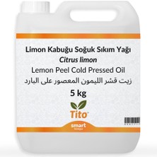 Nacario Tito Limon Kabuğu Soğuk Sıkım Yağı Citrus Limon 5 kg