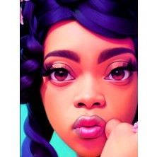 Nacario Purple Girl Journal