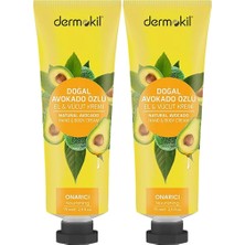 Nacario Dermokil Avokado Özlü El ve Vücut Kremi, 75 ml x 2 Adet