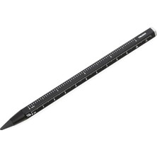 Nacario Troıka Constructıon Endless – PEN20/BK – Sürdürülebilir Sonsuz Yazma Ucu ile Çoklu Görev Kurşun Kalem – Santimetre/inç Cetvel, 1:20/1:50 Skala – Siyah – Troıka-Orijinal