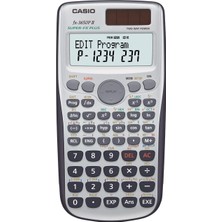 Nacario Casio FX-3650P Iı 279 Fonksiyonlu Programlanabilir Hesap Makinesi, 2 Hatlı Ekran, Pil/güneş Pili