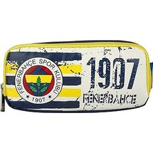 Nacario Fenerbahçe Lisanslı Çift Bölmeli Kalem Çantası, Sarı Lacivert, Dekomus Cep Defteri Hediyeli