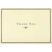 Nacario Thank You Notes Black/cream