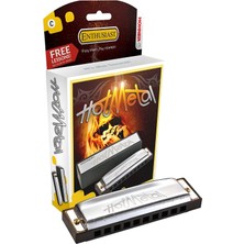 Nacario Hohner 572BX Sıcak Metal Armonika, Bb Anahtarı