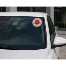 Nacario Adalet Bakanlığı Araç Ön Cam Sticker 2 Li