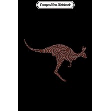 Nacario Composition Notebook: Australian Aboriginal Kangaroo Souvenir Gift Journal/notebook Blank Lined Ruled 6x9 100 Pages