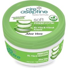 Nacario Cire Aseptine Soft Prebiyotik Aloe Vera El, Yüz ve Vücut Kremi 300 ml