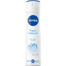 Nacario Nıvea Kadın Sprey Deodorant Fresh Natural 150 Ml,ter Kokusuna Karşı 48 Saat Koruma,uzun Süren Ferahlık,okyanus Özleri Kokusu,alüminyum Içermez