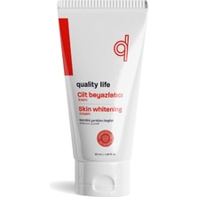 Nacario Quality Life Beyazlatıcı Krem Cilt, Yüz, Bikini Bölgesi, Koltuk Altı, Dirsek Aydınlatıcı Krem Arbutin Pirinç Özü