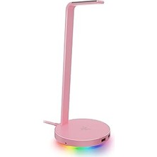 Nacario Razer Base Station V2 Chroma - USB Hub ve Rgb Aydınlatmalı Kulaklık Standı (7.1 Surround Sesli USB Hub, Entegre Kulaklık Tutucu, Kaymaz Stand, Chroma Rgb) Quartz