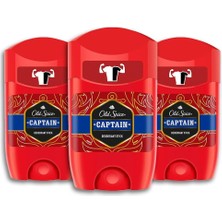 Nacario Old Spice Captain Deodorant Stick 50 ml - 3 Adet