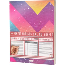 Nacario Mein Notenheft / 86 Seiten, 44 Blätter, 12 Systeme / Mit Register Und Seitenzahlen / PR301 „retro Komposition“ / Dın A4 Softcover