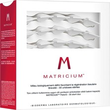 Nacario Bioderma Matrıcıum™ Yenileyici Antioksidan Etkili Niasinamid, Peptit, Hyalüronik Asitli Bakım Kapsülü 30X1ML