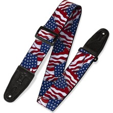 Nacario Levy's Leathers Baskılı Tasarımlı 2 Inç Polyester Gitar Askısı