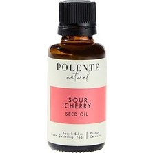 Nacario Polente Natural - Vişne Çekirdeği Yağı - Soğuk Sıkım (30 Ml)