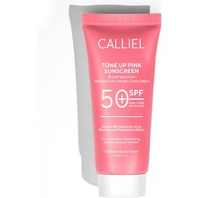 Nacario Calliel Tone Up Pink Güneş Kremi 50 ml
