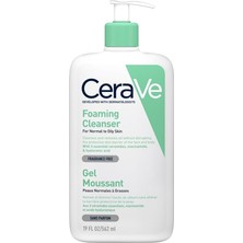 Nacario Cerave Normal ve Yağlı Ciltler Için Seramid Içerikli Köpüren Temizleyici Yüz Vücut 562 ml