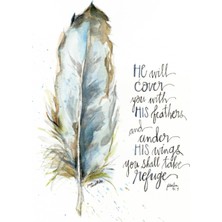 Nacario He Shall Cover You With His Feathers: Psalm 91:4 Journal