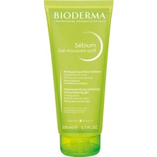Nacario Bioderma Sébium Yağlı, Akne Eğilimli Cilt Sivilce Karşıtı Salisilik Asit Glikolik Asit Temizleme Jeli 200 ml