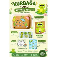 Kurbağa Aktivite Kutusu 18–36 Ay – Eğitici Duyusal Oyun & Motor Beceri Geliştirici Set