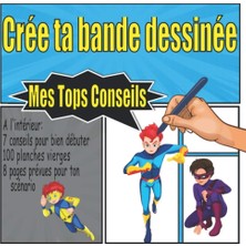 Nacario Crée Ta Bande Dessinée: Un Cahier De Dessin Original Remplis De Planche Vierge, Idéal Pour Les Enfants, Ados, Ou Adultes. Carnet Idéal Pour Le Manga, Le Cartoon Ou Tout Autre Style. (French Edition)