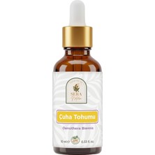 Nacario %100 Saf Çuha Çiçeği Tohumu Yağı 10 ml - Soğuk Sıkım (Cold Press) - Yüksek Gla Oranlı Doğal Cilt ve Saç Bakım Yağı - Evening Primrose Oil