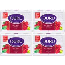 Nacario Duru Saf & Doğal Kaynaklı Gül 16 Adet Beyaz Kalıp Sabun 4X600GR