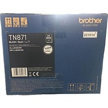 Nacario Brother TN-871 Standart Verimli Toner Kartuşu - Siyah Renk - ~ 9000 Sayfa Verim