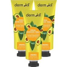 Nacario Dermokil Avokado Yağlı El ve Vücut Kremi, 30 ml x 3 Adet