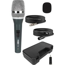 Nacario Hepa Merz RST-350 Profesyonel Dinamik Cardioid Kablolu El Mikrofonu Kaliteli (Çanta ve Full Set)