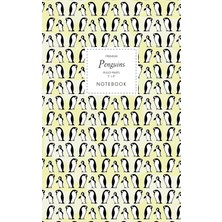 Nacario Penguins Notebook - Ruled Pages - 5x8 - Premium: (Yellow Edition) Fun Notebook 96 Ruled/lined Pages (5x8 Inches / 12.7X20.3CM / Junior Legal Pad / Nearly A5)