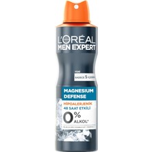Nacario L'oreal Paris Men Expert Magnesıum Defence 0 Alkol Erkek Deodorant 150ML