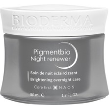 Nacario Bioderma Pigmentbio Night Renewer Leke Karşıtı Cilt Tonu Eşitleyici C ve E Vitamini Gece Kremi 50 ml