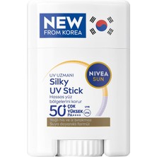 Nacario Nıvea Sun SPF50+ Yüksek Güneş Korumalı Kore Stick Yüz Güneş Kremi 15 Gr,hassas Yüz Bölgeleri,kokusuz Formül,makyaj Altına Uygulanabilir,cep Boy
