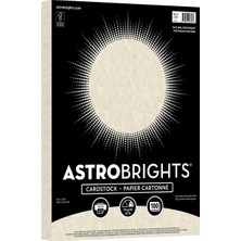 Nacario Neenah Astroparche Özel Karton, 21,6 x 27,9 Cm, Doğal, 100 Count (2742)