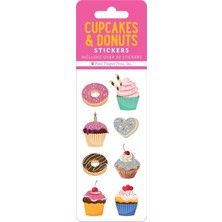 Nacario Cupcakes & Donuts Sticker Set (6 Different Sheets Of Stickers!)