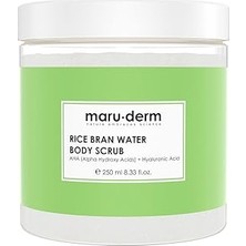 Nacario Maru.derm Pirinç Suyu Vücut Peelingi Aha Hyaluronik Asit 250 ml