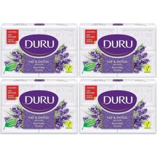 Nacario Duru Saf & Doğal Kaynaklı Lavanta 16 Adet Beyaz Kalıp Sabun 4X600GR