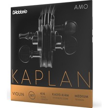 Nacario D'addario KA310 4/4m Kaplan Amo Set Keman Teli