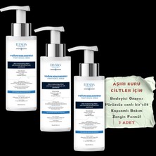 Nacario Yoğun Nemlendirici Panthenol Yüz ve Vücut Kremi 3'lü Set | Kuru ve Hassas Ciltlere 24 Saat Bakım - Organik Argan Yağı, Shea Butter Yağı, Propolis ve Collagen Içerikli
