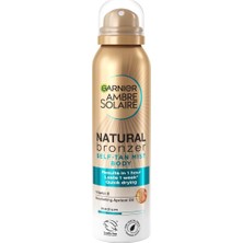 Nacario Garnier Ambre Solaire Natural Bronzer Güneşsiz Bronzlaştırıcı Sprey 150 ml