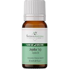 Nacario Intense Natural Jojoba Yağı Soğuk Sıkım 20 ML%100 Saf ve Doğal Jojoba Carrier Oil