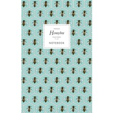 Nacario Honeybee Notebook - Ruled Pages - 5x8 - Premium: (Aqua Edition) Fun Bee Notebook 96 Ruled/lined Pages (5x8 Inches / 12.7X20.3CM / Junior Legal Pad / Nearly A5)